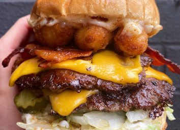 buffalo wild wings cheese curd bacon burger