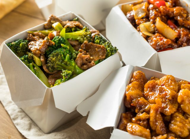chinese takeout food