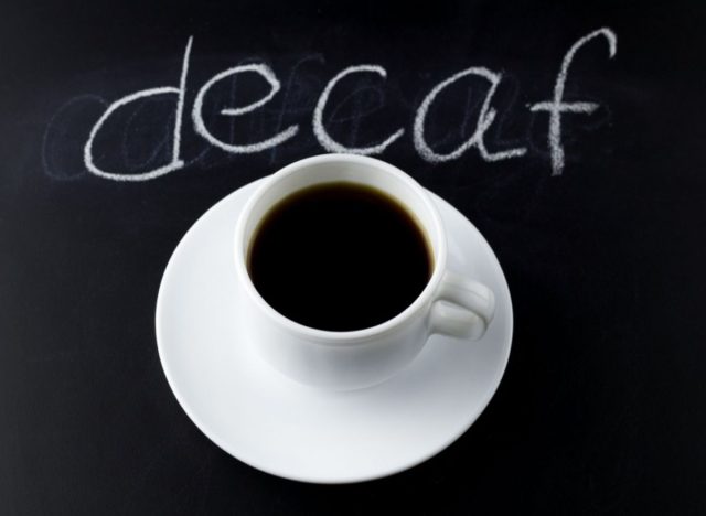 decaf coffee