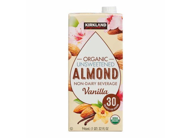 kirkland organic unsweetened almond non-dairy beverage