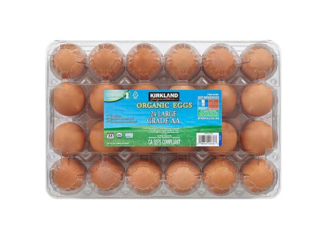 kirkland signature organic eggs