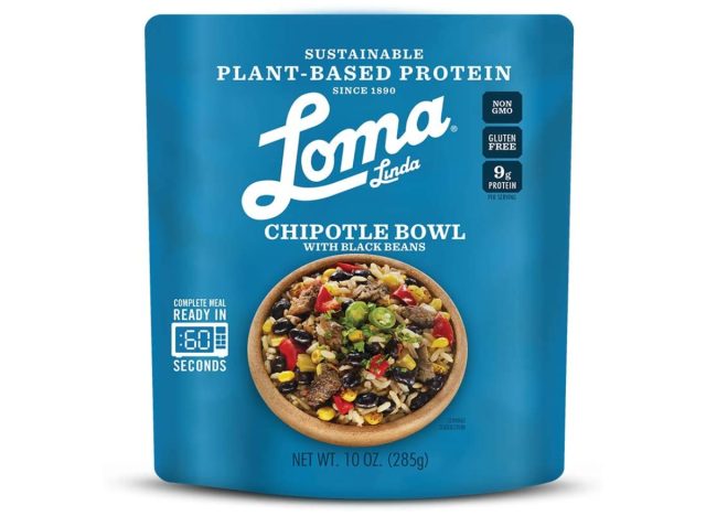 loma linda chipotle bowl with black beans