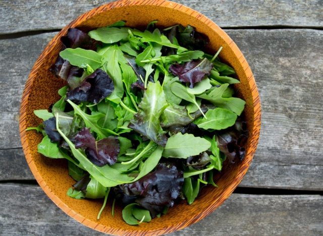 organic salad greens