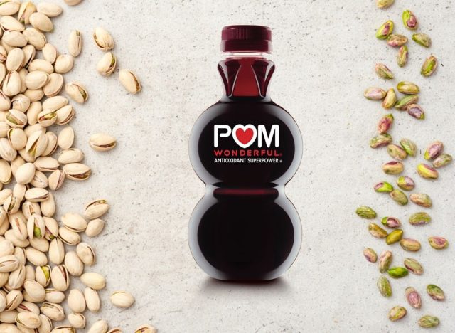 pistachios and POM juice