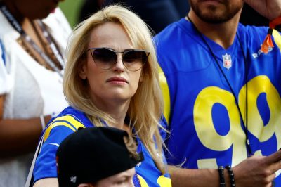 Rebel Wilson at super bowl