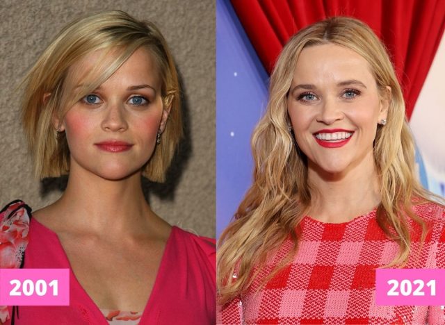 Reese Witherspoon 2001 and 2021
