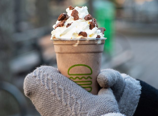 shake shack brownie batter hot cocoa shake