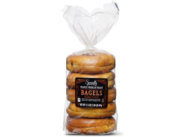 specifically selected maple french toast bagels