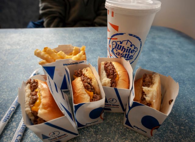 white castle food and drink