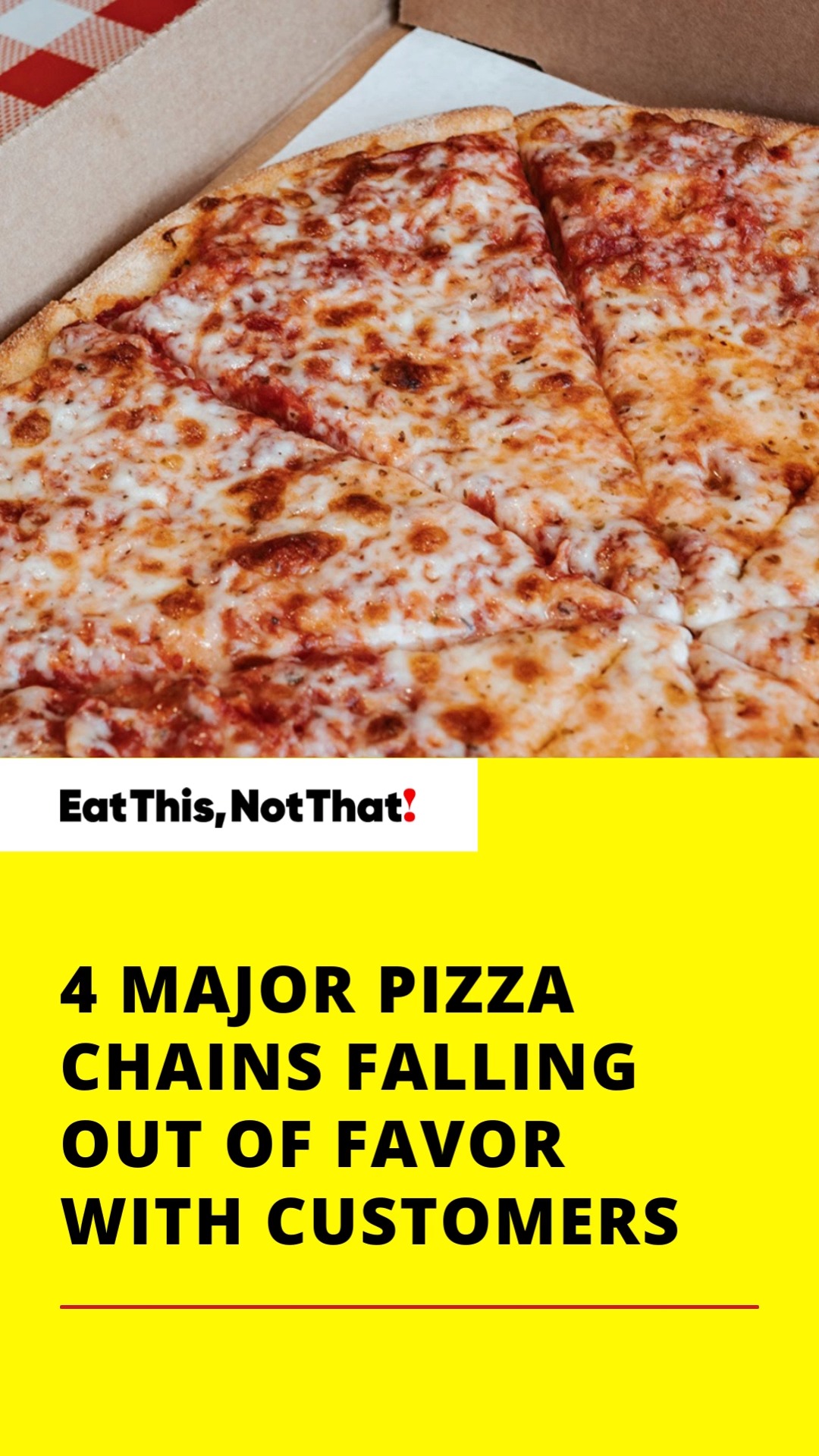 This Major Chain Is Giving Away Free Pizza For a Year — Eat This