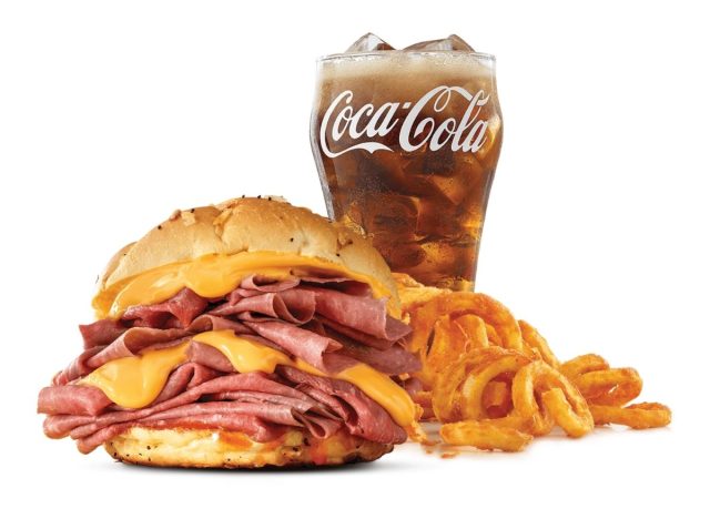 Arby's Half Pound Beef n Cheddar Meal