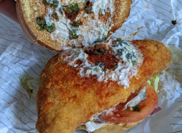 Arby's Spicy Fish Sandwich