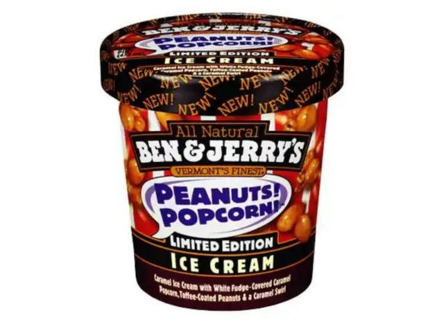 Ben & Jerry's Peanuts! Popcorn!