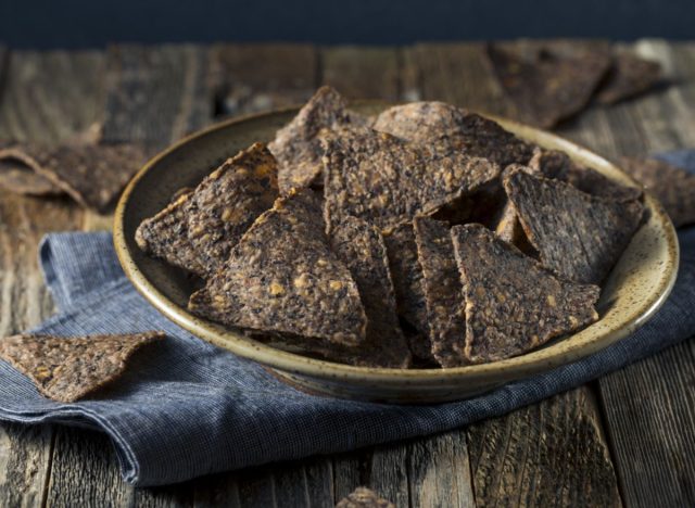 Black Bean Chips and Guacamole