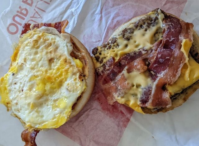 Breakfast Baconator wendys