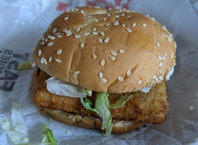 Checkers Crispy Fish Sandwich