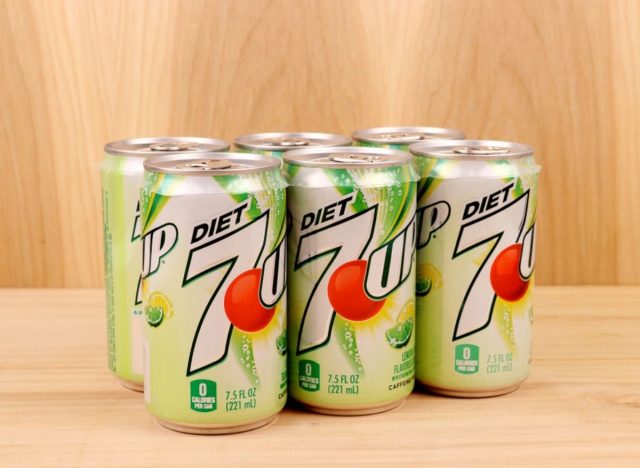 Diet 7UP Gold soda