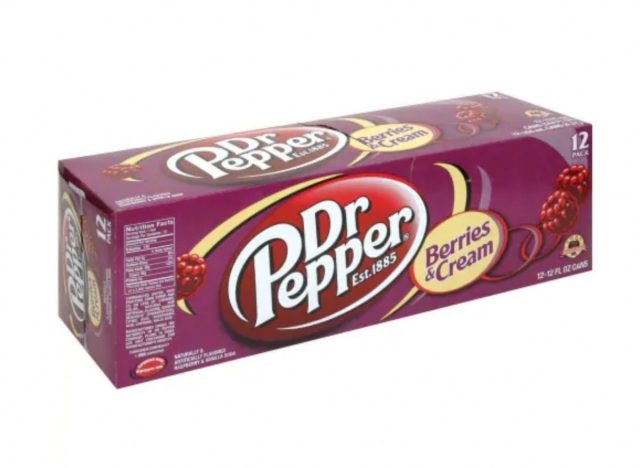 Diet Dr. Pepper Berries & Cream