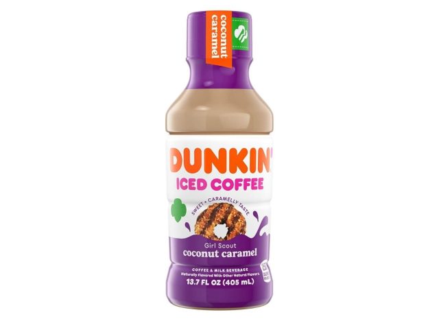 Dunkin' Iced Coffee Girl Scout Coconut Caramel