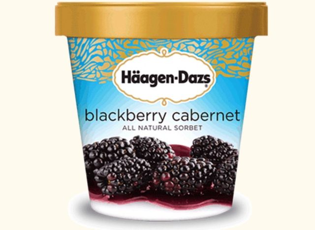 Häagen-Dazs Blackberry Cabernet Sorbet