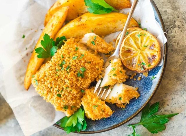 Healthy Baked Fish and Chips