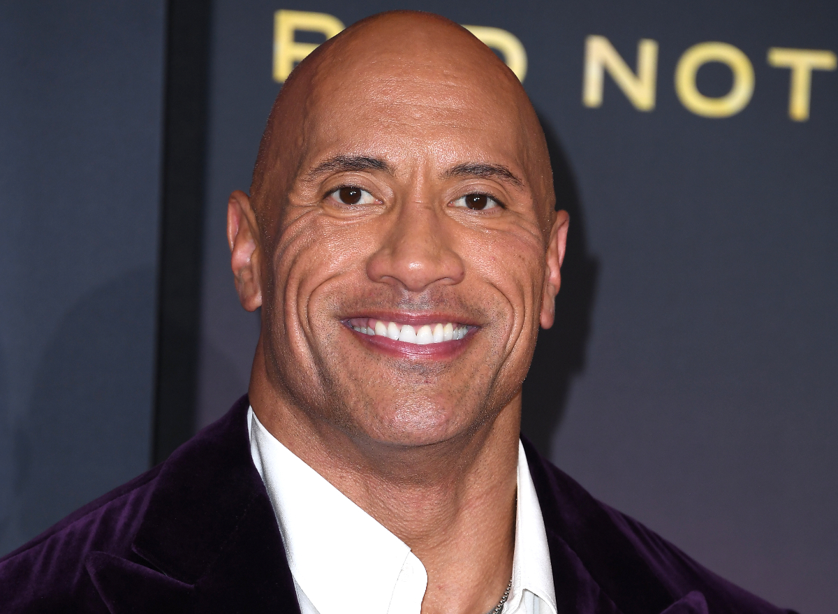 dwayne johnson close-up