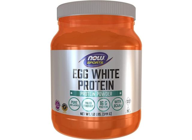 Now sports egg white