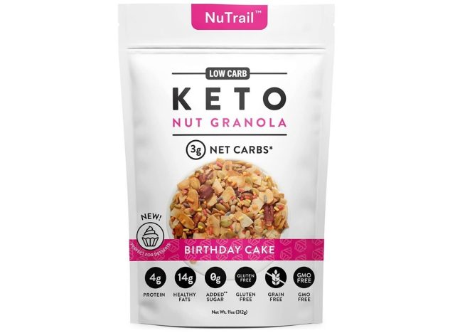 NuTrail Keto Nut Granola, Birthday Cake