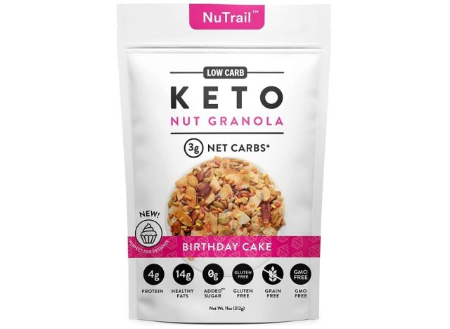 NuTrail Keto Nut Granola, Birthday Cake