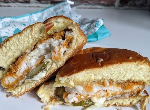 Popeye's Classic Cajun Flounder Sandwich