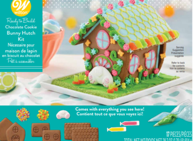 Ready to Build Chocolate Cookie Bunny Hutch Kit