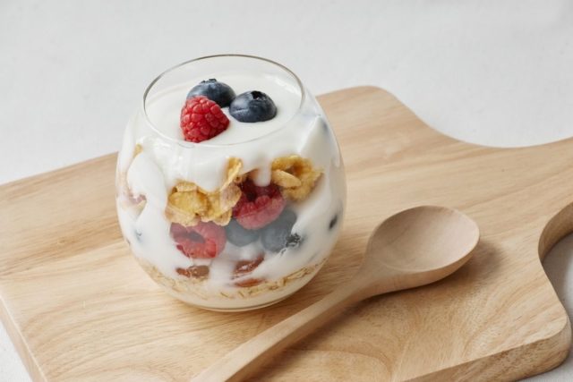 Starbucks Fresh Blueberries and Honey Greek Yogurt Parfait