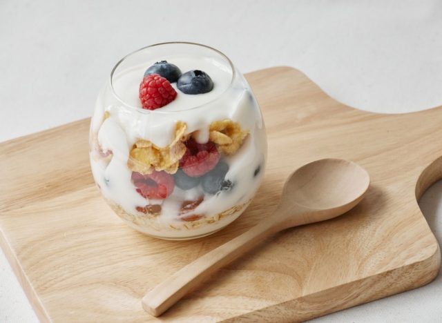 Starbucks Fresh Blueberries and Honey Greek Yogurt Parfait