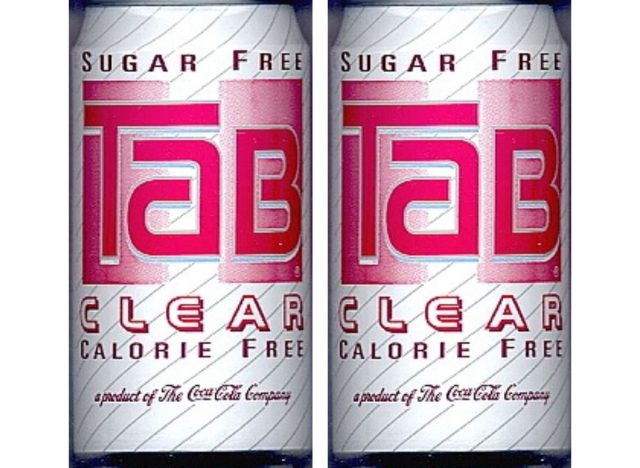 TaB clear soda