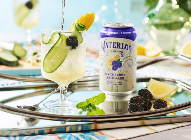 waterloo blackberry cucumber collins mocktail recipe