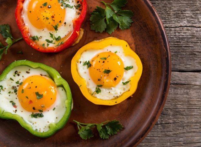 bell peppers and eggs