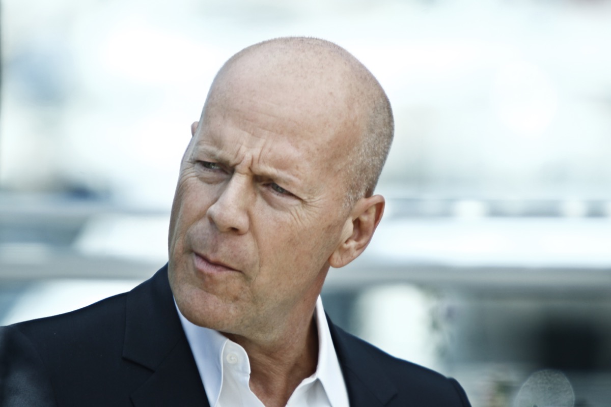US actor Bruce Willis.