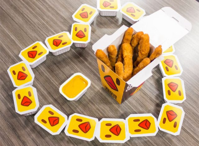 burger king chicken fries and sauces