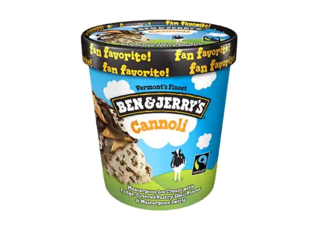 ben & jerry's cannoli