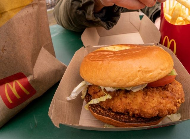 Mcdonalds crispy chicken sandwich