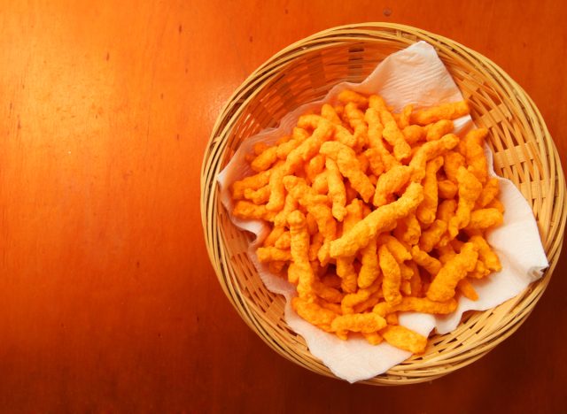 crunchy cheese snacks