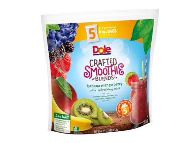 dole banana mango berry crafted smoothie blend