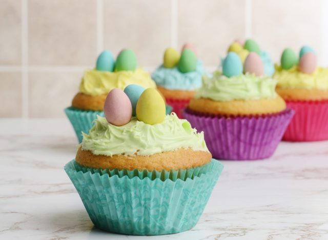 easter egg cupcakes