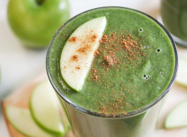 green apple lentil smoothie