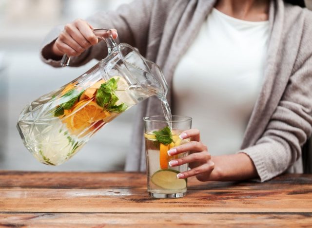 5 Best Drinks for Belly Fat After 50, Say Dietitians