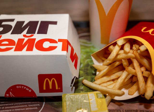 mcdonald's order in russia