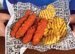 pdq spicy chicken tenders and fries