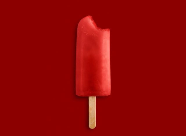 red popsicle