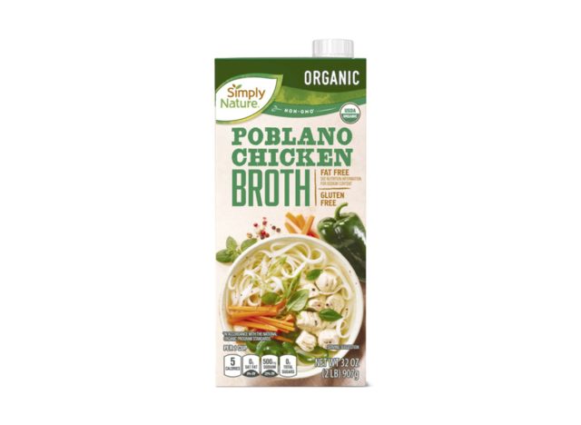 simply nature organix poblano chicken broth