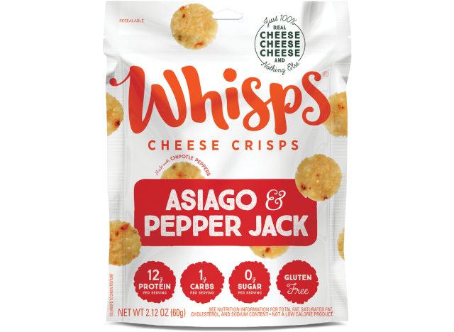 whisps asiago & pepper jack cheese crisps